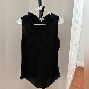 Express Black Sleeveless Blouse